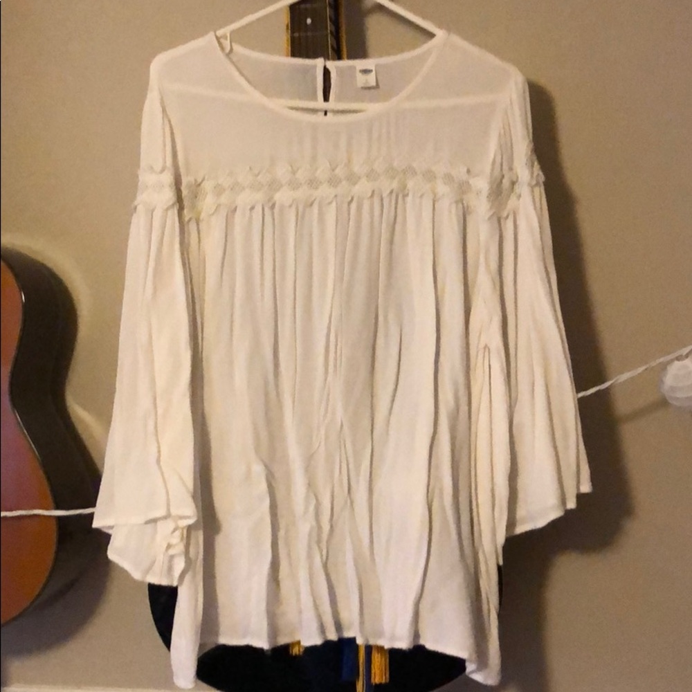 White lace top